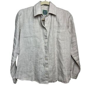Deveaux x OOH! Herringbone Button Down Sz. M